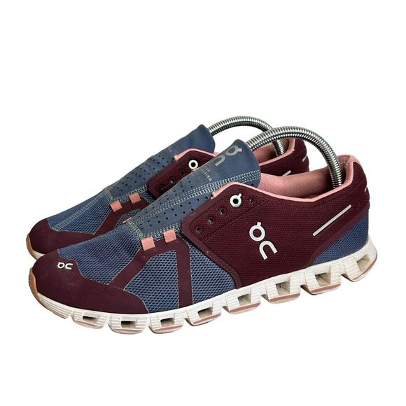 On Running Shoes - OnCloud Sneakers Shoes Womens 10 2.0 Lace Up Running Shoes Mulberry Blue Pink